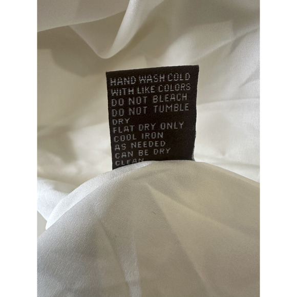 NWT J McLaughlin Sheath Dress Pleated Ponte 3/4 Sleeve Ivory Large Modest Mature - Picture 10 of 12